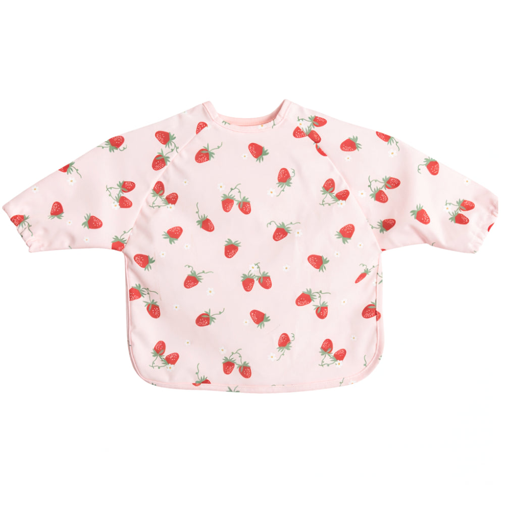 Market Day - Baby Feeding Smock - STRAWBERRY
